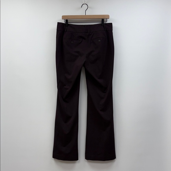 Ann Taylor LOFT Julie Mid-Rise Bootcut Trouser Pant Career Stretch Plum 6 - Picture 5 of 8